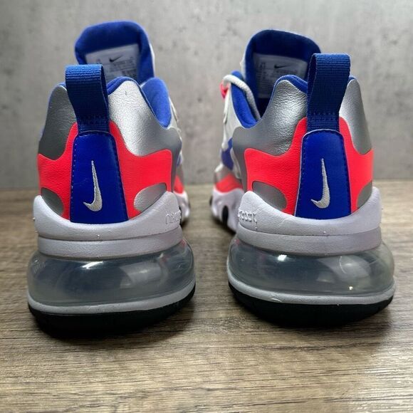 Nike~Women’s~Air Max 270 React Pink/Blue Sneakers(CW3094-100)~Size 8.5 - Picture 4 of 8